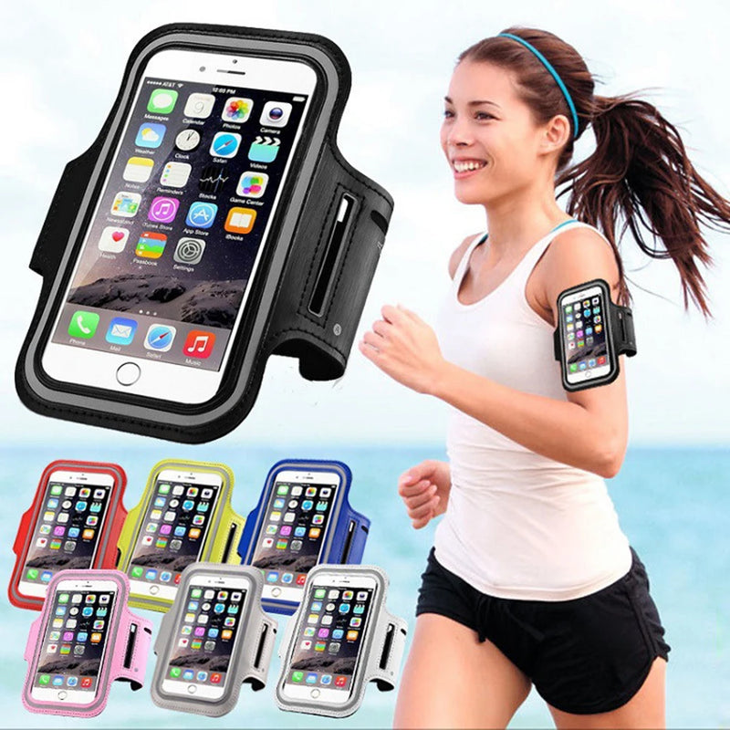 4-6.5 Inch Waterproof Arm Bag Running Bags Men Women Armbands Touch Screen Cell Phone Arms Band Phone Case Sports Accessory