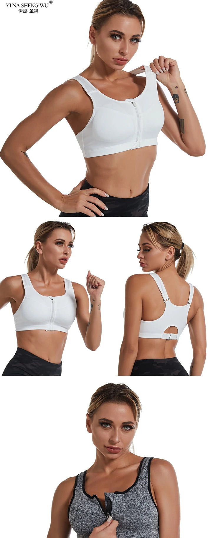 Sports Bra Yoga Top Fitness Women Sportswear Feminine Sport Top Bras for Fitness Gym Female Underwear Jogging Push Up Lingerie