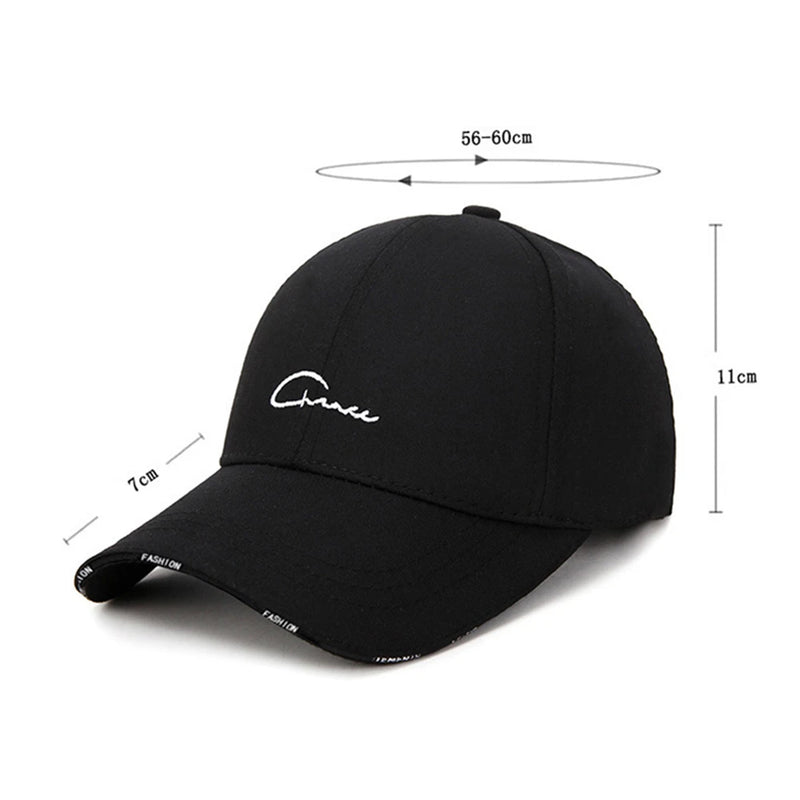 Men And Women Spring And Summer Baseball Cap Hipster Wild Black And White Leisure Travel Sun Protection Hat