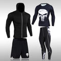 Men's Compression Sportswear Suits Gym Tights Training Clothes Workout Jogging Sports Set Running Rashguard Tracksuit For Men