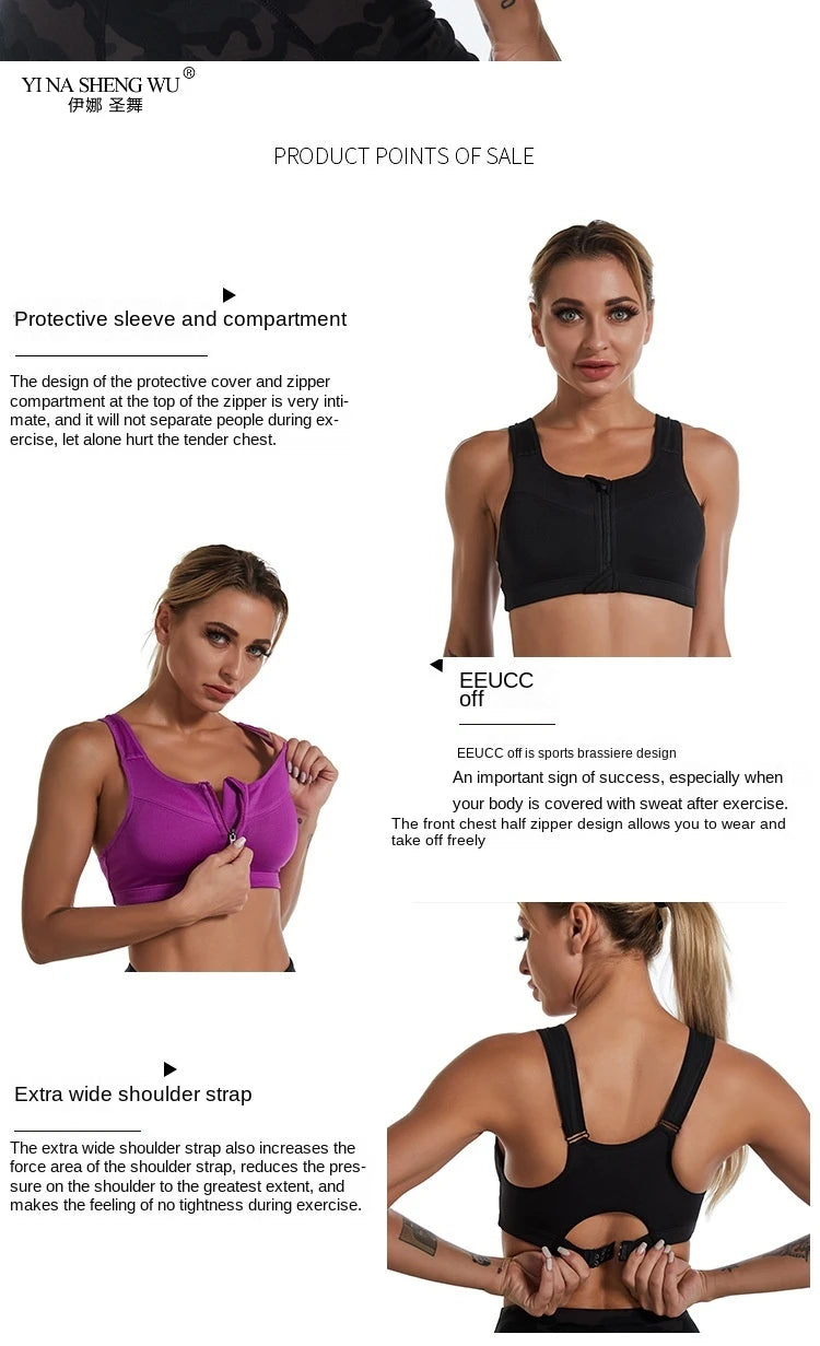 Sports Bra Yoga Top Fitness Women Sportswear Feminine Sport Top Bras for Fitness Gym Female Underwear Jogging Push Up Lingerie