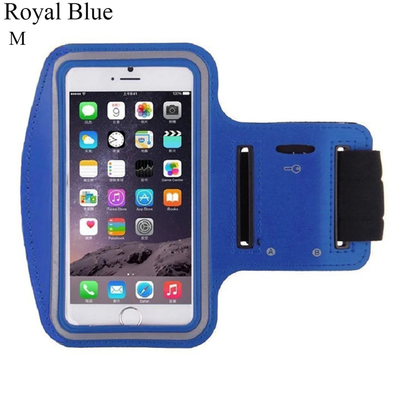 4-6.5 Inch Waterproof Arm Bag Running Bags Men Women Armbands Touch Screen Cell Phone Arms Band Phone Case Sports Accessory