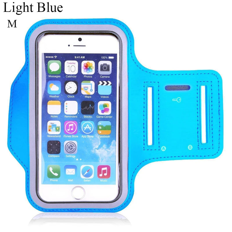 4-6.5 Inch Waterproof Arm Bag Running Bags Men Women Armbands Touch Screen Cell Phone Arms Band Phone Case Sports Accessory