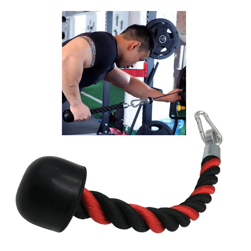 Single Handle Pulley Cable Tie for Triceps Rope Pull Down Attachment Muscle Fitness Fitness Training Equipment