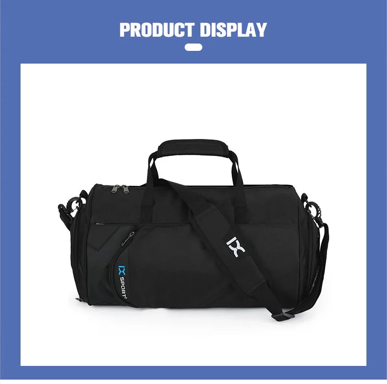 IX Large Gym Bag Fitness Bags Wet Dry Training Men Yoga For Shoes Travel Shoulder Handbags Multifunction Work Out Swimming Bag