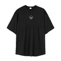 Oversized Loose Fashion Casual Hip Hop Shirt Mesh Quick Dry Men's T-Shirt Gym Sports Fitness Running Training Short Sleeves Tees