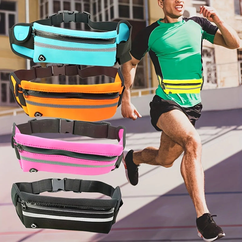 Running Bag Cycling Bag Waterproof Sports Men Multifunctional Running Waist Bag Fashion Phone Bag Jogging Run Cycling Bag