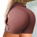 Lady Yoga Shorts High Waist Workout Shorts Fitness Yoga Lift Butt Fitness Women Yoga Gym Running Short Pants Sportswear