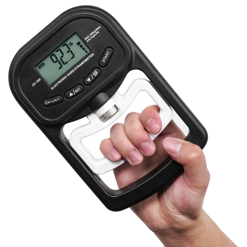 Digital Hand Dynamometer Grip Strength Trainer Electronic Tester USB LCD Screen Exercise Home School Grip Tester