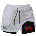 Running Shorts Men Gym Sports Shorts 2 In 1 Quick Dry Workout Training Gym Fitness Jogging Short Pants Summer Men Shorts