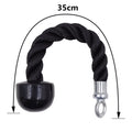 Bicep Tricep Rope Push Pull Down Cord Home Gym Accessories Workout Fitness Exercise Equipment Single/Double Head 35cm/70cm/90cm