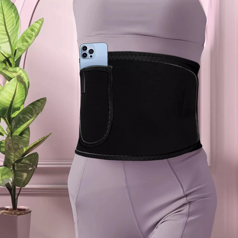 Waist Trainer Slimming Belt Men Gym Fitness Cincher Belly Control Corset Sweat Fat Burning Women Body Shaper Weight Loss