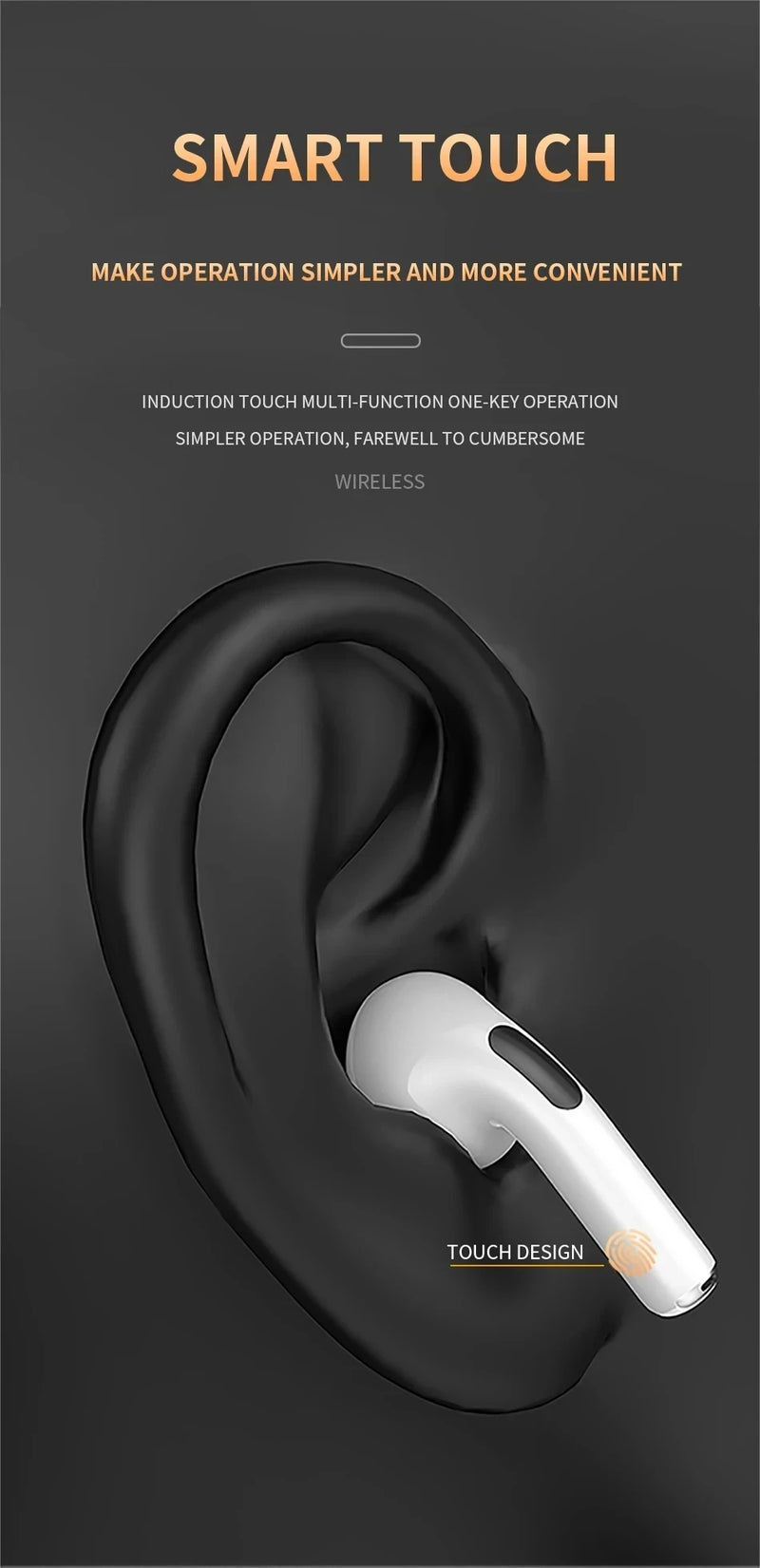 Xiaomi Pro6 True Wireless Headphone Bluetooth 5.2 Earphones TWS Gaming Stereo Noise Reduction Heavy Bass Mini In-ear Earbuds