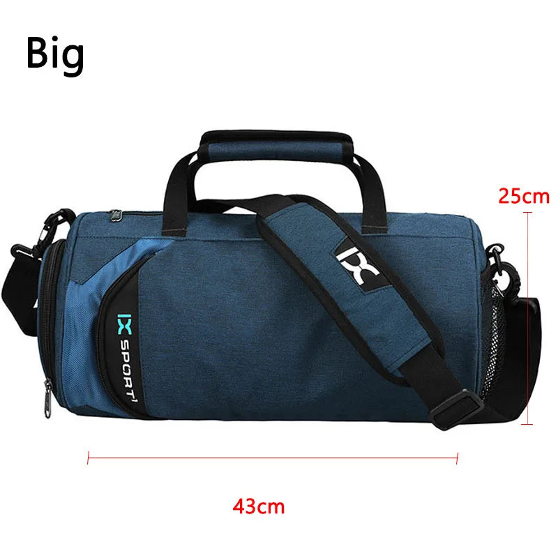 IX Large Gym Bag Fitness Bags Wet Dry Training Men Yoga For Shoes Travel Shoulder Handbags Multifunction Work Out Swimming Bag