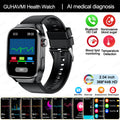 2024 New Uric Acid Blood Fat Smartwatch ECG Blood Glucose Heart Rate Blood Pressure Health Monitoring Smart Watch For HUAWEI IOS