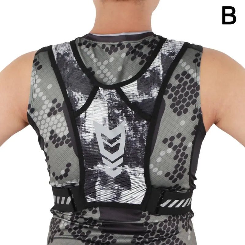 Reflective Running Backpack Universal Lightweight Sport Running Vest Mobile Phone Cards Bag For Jogging Fitness Male Female Vest