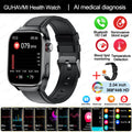 2024 New Uric Acid Blood Fat Smartwatch ECG Blood Glucose Heart Rate Blood Pressure Health Monitoring Smart Watch For HUAWEI IOS