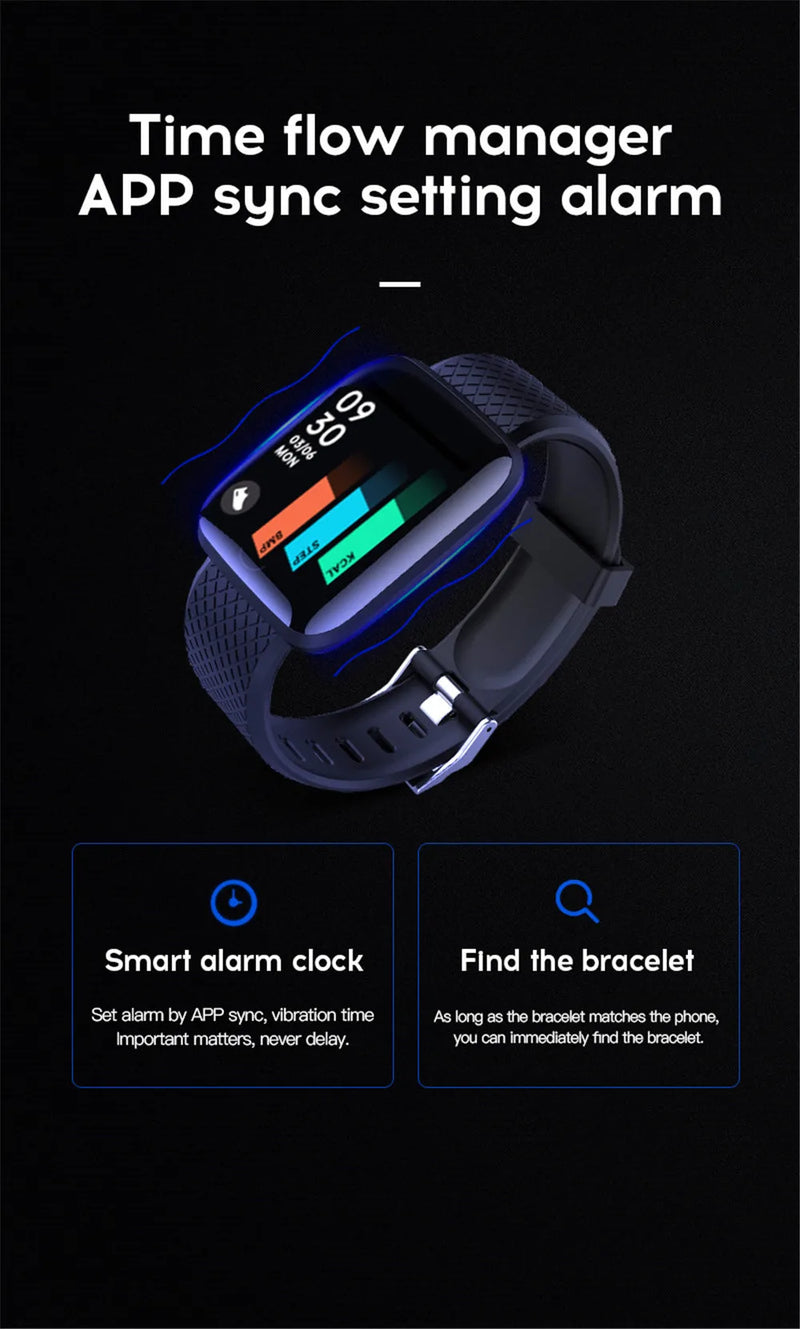 D13 Smart Watch Men Blood Pressure Waterproof Smartwatch Women Heart Rate Monitor Fitness Tracker Watch Sport For Android IOS