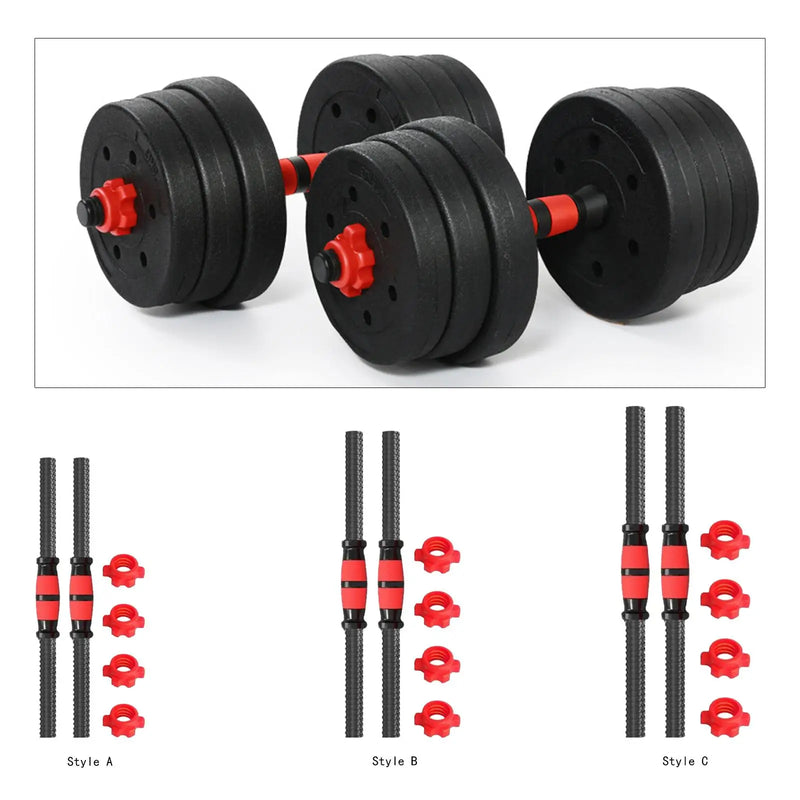 Aço Haltere Barras Set, Resistente Barbell Bar, Confortável, 2pcs