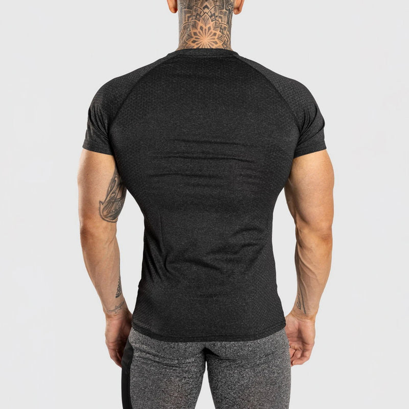 Men's Quick Dry Sport T-shirt Fitness Tight Short Sleeve Male Gym Compression T-shirt bodybuilding Tee shirt