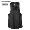 VEQKING Sleeveless Racerback Workout Tank Tops for Women,Running Training Yoga Shirts,Fitness Sport Yoga Vest, Gym Sport Shirts