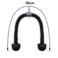 Bicep Tricep Rope Push Pull Down Cord Home Gym Accessories Workout Fitness Exercise Equipment Single/Double Head 35cm/70cm/90cm