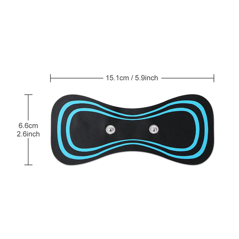 Mini Portable EMS Neck Massager Electric Neck Stretcher For  Cervical Muscle Pain Relief And Shoulder Relaxation Massage Patch