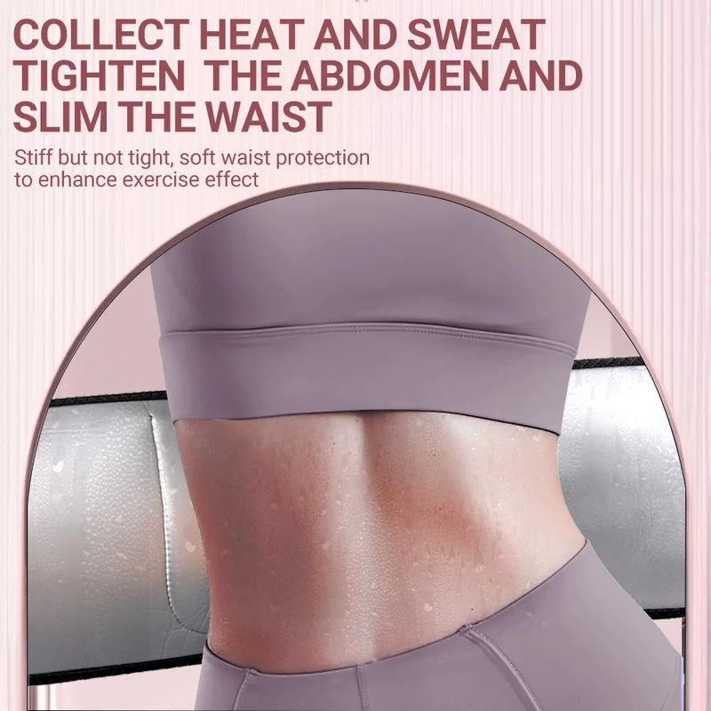 Waist Trainer Slimming Belt Men Gym Fitness Cincher Belly Control Corset Sweat Fat Burning Women Body Shaper Weight Loss