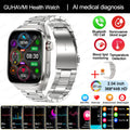 2024 New Uric Acid Blood Fat Smartwatch ECG Blood Glucose Heart Rate Blood Pressure Health Monitoring Smart Watch For HUAWEI IOS