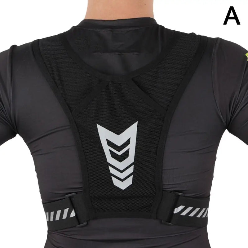 Reflective Running Backpack Universal Lightweight Sport Running Vest Mobile Phone Cards Bag For Jogging Fitness Male Female Vest