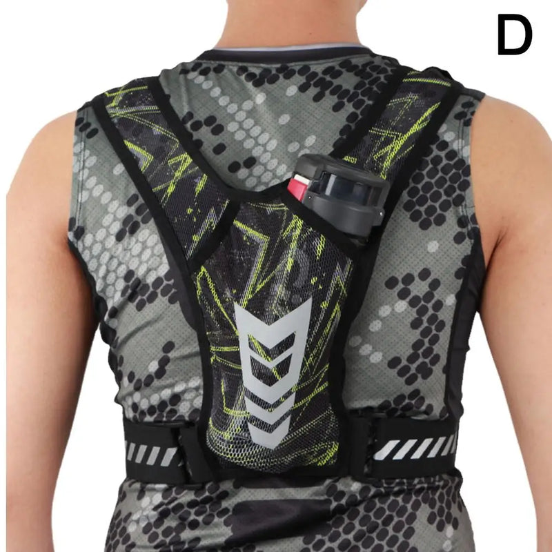 Reflective Running Backpack Universal Lightweight Sport Running Vest Mobile Phone Cards Bag For Jogging Fitness Male Female Vest