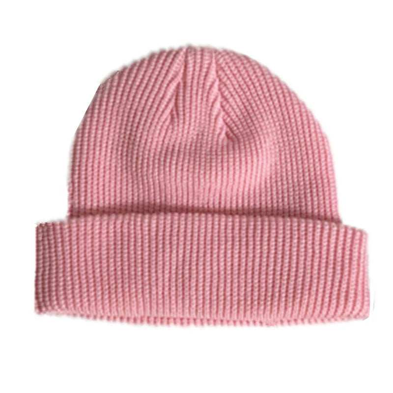 Hot Sale Daily Fisherman Beanie Hat Unisex Sailor Style Autumn Beanie Ribbed Knitted Hats For Men Women Short Melon Winter Hat