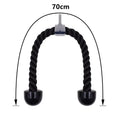 Bicep Tricep Rope Push Pull Down Cord Home Gym Accessories Workout Fitness Exercise Equipment Single/Double Head 35cm/70cm/90cm