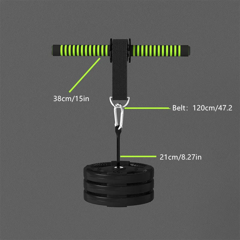 Fitness Forearm Trainer Strengthener Gym Hand Gripper Strength Triceps Exerciser Weight Lifting Rope Waist Roller Power Stick