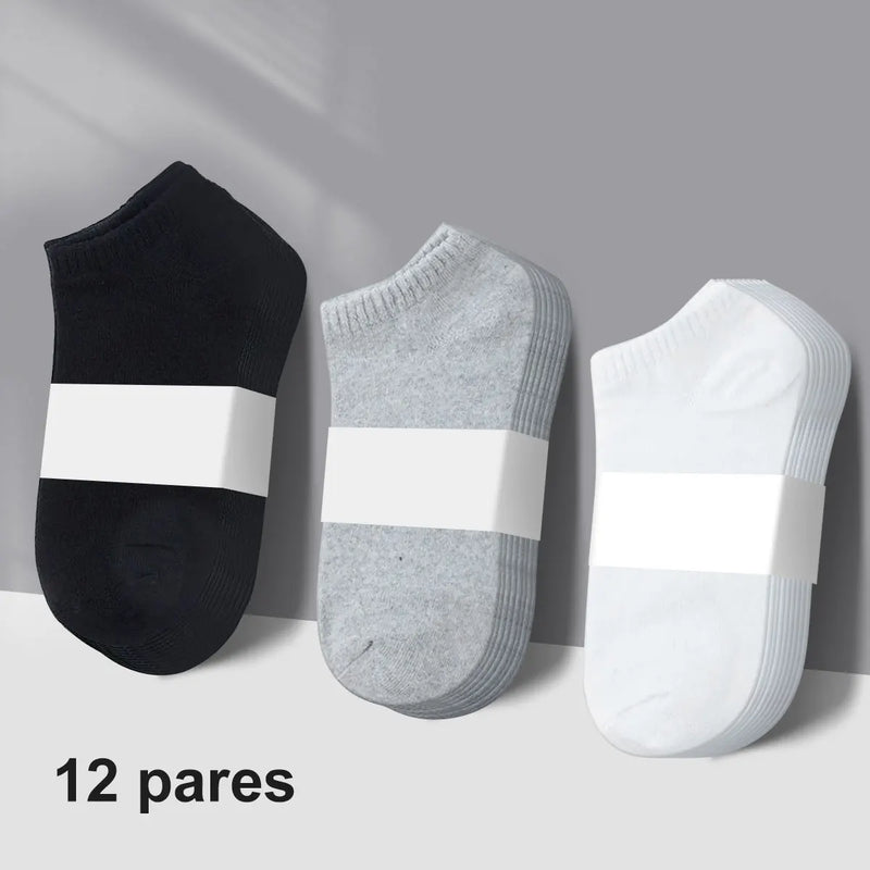 12 Pairs Men's Socks Boat Socks 12 Pairs Sport Socks Men's Cotton Socks Men Breathable Mens Socks