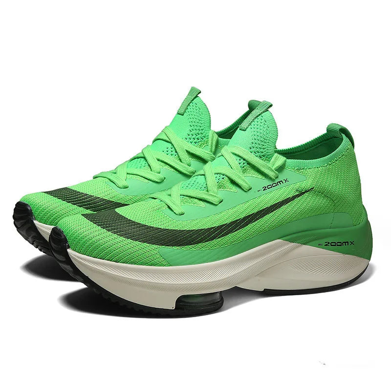 200MX New Men Large Marathon Running Sports Shoes with Mesh Breathable and Fashionable Low Top Air Cushioned Training Sneakers