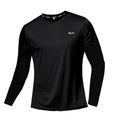 Summer Ice Silk Long Sleeve T-Shirt Men 2023 New Quick Dry Breathable Air Conditioning Outdoor Sun Protection Running Outer Wear