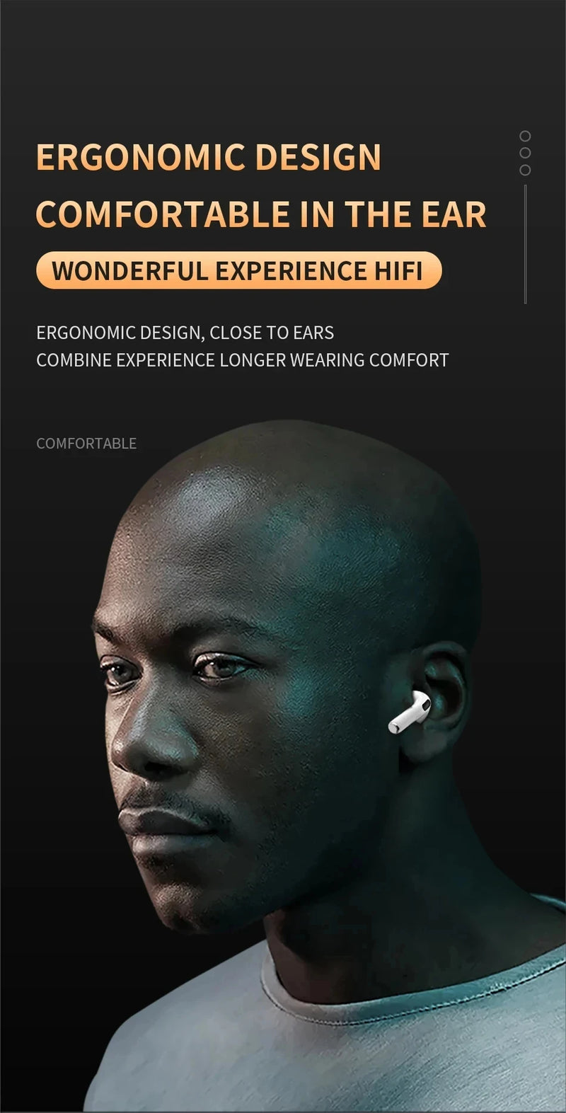 Xiaomi Pro6 True Wireless Headphone Bluetooth 5.2 Earphones TWS Gaming Stereo Noise Reduction Heavy Bass Mini In-ear Earbuds